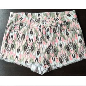 Dollhouse Festival Shorts Tribal Raw Hem 2